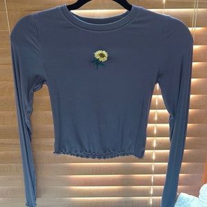 Wild Fable sunflower crop top